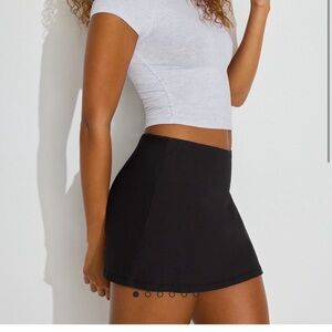 Garage Black Mini Skirt